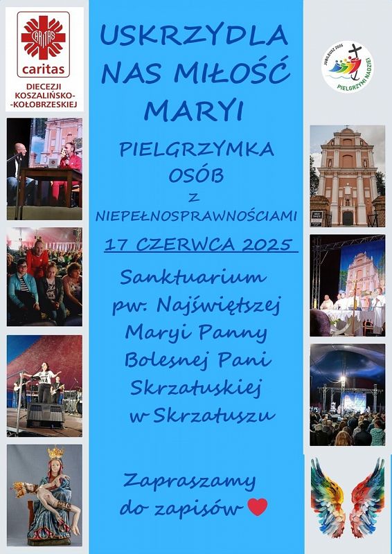 Diecezjalna Pielgrzymka Osób z Niepełnosprawnościami grafika