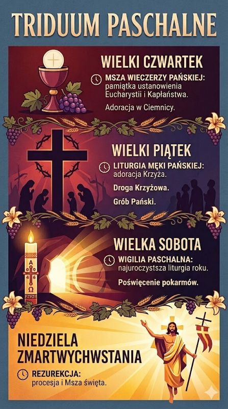 PROGRAM TRIDUUM PASCHALNEGO 2026 R. grafika