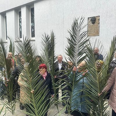 NIEDZIELA PALMOWA grafika