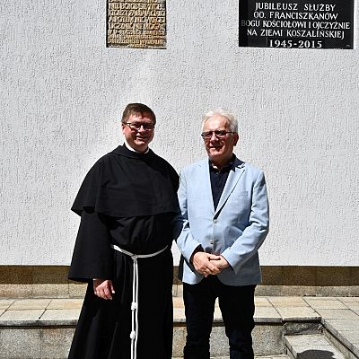 Rocznica 75 lat parafii pw Św. Krzyża w Koszalinie grafika